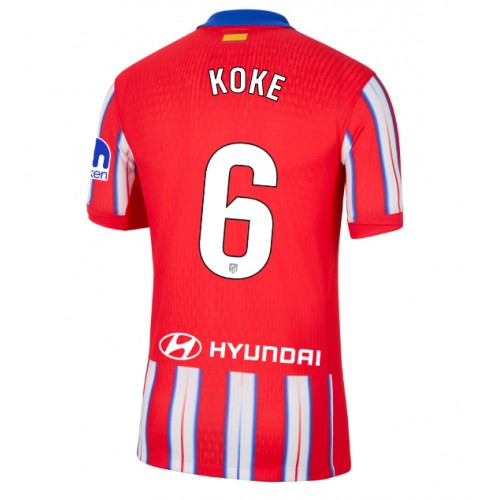 Pánský Fotbalový dres Atletico Madrid Koke #6 2024-25 Domácí Krátký Rukáv